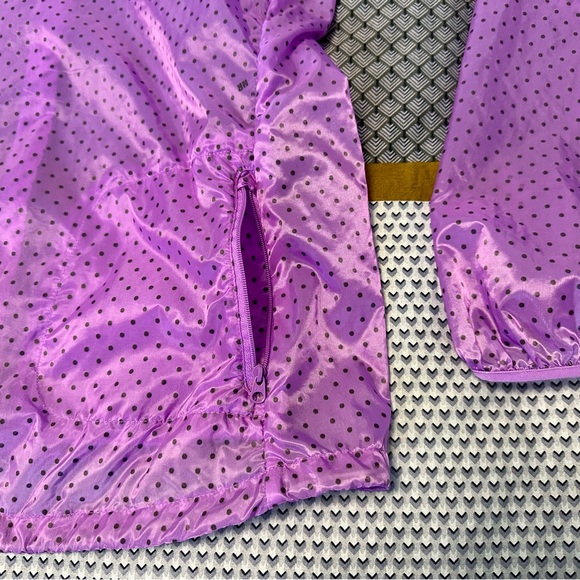 Nike Women’s Packable Running Purple Polka Dot Shell Size M - Picture 6 of 15